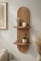 Hanah Home Estantería de Pared Artmtkwll2D - Oak